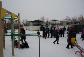 Открытие новогоднего городка 