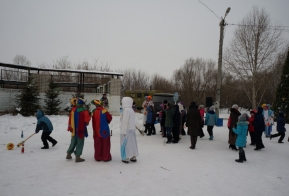 Открытие новогоднего городка 