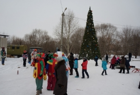 Открытие новогоднего городка 