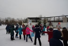 Открытие новогоднего городка 