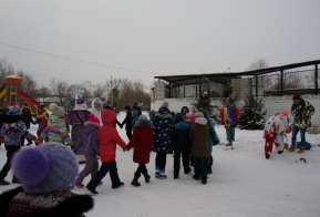Открытие новогоднего городка 