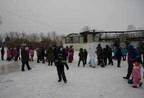 Открытие новогоднего городка 