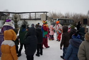 Открытие новогоднего городка 