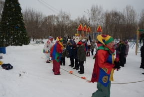 Открытие новогоднего городка 