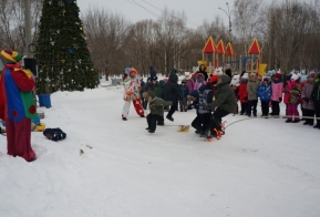 Открытие новогоднего городка 