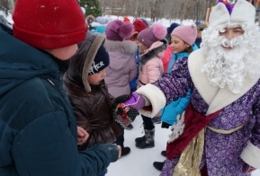 Открытие новогоднего городка 