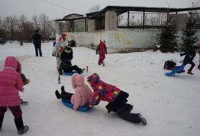 Открытие новогоднего городка 
